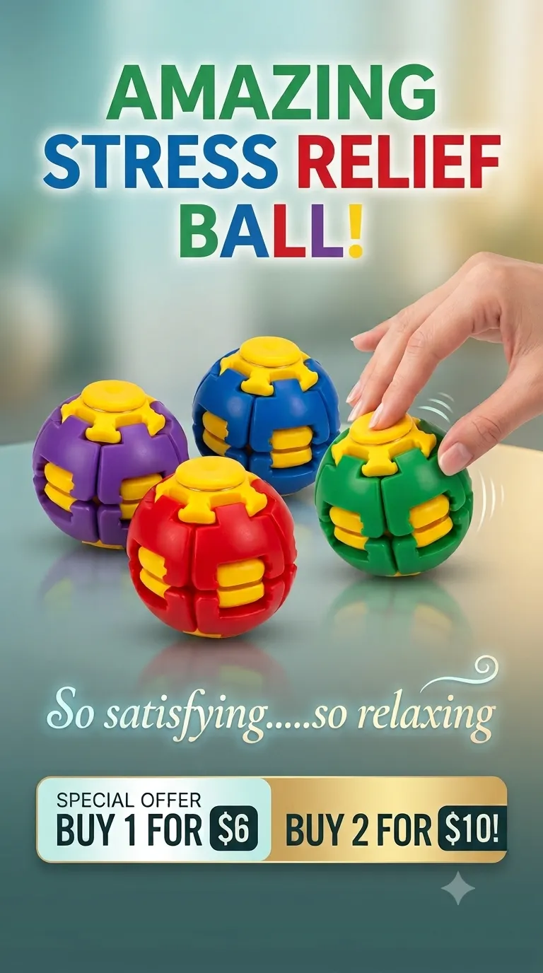 Stress Relief Spinner Ball - Image 5